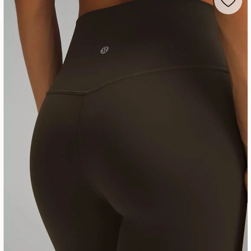 lululemon Align™ High-Rise Pant 28" DARK OLIVE - Picture 4 of 7
